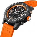 Breitling Endurance Pro Chronograph Quartz Black Dial Men's Watch X82310A51B1S1, Orange, Chronograph,Quartz Movement