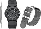 Luminox Navy Seal Swiss Made Watch Set with Interchangeable Strap XS.3001.EVO.Z.Set, Blue, Casual