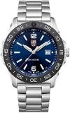 Luminox Pacific Diver XS.3123 Mens Watch 44mm - Military Dive Watch in Silver/Blue Date Function 200m Water Resistant Sapphire Glass