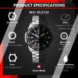 Luminox Pacific Diver XS.3122 Mens Watch 44mm - Dive Watch in Silver/Black Date Function 200m Water Resistant Sapphire Glass