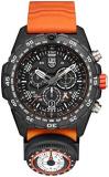 Luminox Bear Grylls Survival XB.3749 Mens Watch 45mm - Military Divers Watch in Black/Orange Date Function Chronograph Compass 300m Water Resistant Sapphire Glass