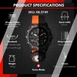 Luminox Bear Grylls Survival XB.3749 Mens Watch 45mm - Military Divers Watch in Black/Orange Date Function Chronograph Compass 300m Water Resistant Sapphire Glass