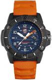 Luminox Navy SEAL XS.3603 Mens Watch 45mm - Dive Watch in Orange/Blue Date Funct...