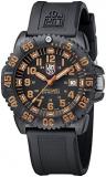 Luminox Navy SEAL Colormark  Men's Quartz watch with Black dial featuring LLT Luminox light Technology 44 millimeters Carbon Compound case and Black PU Strap  XS.3059