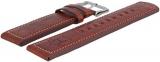 Tommy Hilfiger Watch Strap 22 mm Leather Brown Grained - 679301511