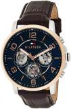 Tommy Hilfiger Men Analogue Quartz Watch with Leather Strap 1791290