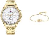 Tommy Hilfiger Analog Multifunction Quartz Watch and Stainless Steel Bracelet fo...