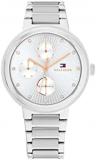 Tommy Hilfiger Analogue Multifunction Quartz Watch for Women with Silver Stainle...