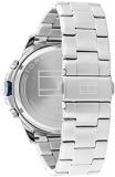Tommy Hilfiger Analogue Multifunction Quartz Watch for Men with Silver Stainless Steel Bracelet - 1792031