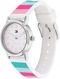Tommy Hilfiger Girl's Watch Silicone Strap Multicoloured – 1720024, strip