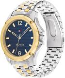 Tommy Hilfiger Analogue Quartz Watch for Men with Two-Tone Stainless Steel Bracelet - 1710507