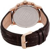 Tommy Hilfiger Men's Analogue Quartz Watch with Leather Calfskin Strap 1791308