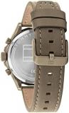 Tommy Hilfiger Analogue Multifunction Quartz Watch for Men with Khaki Leather Strap - 1792005