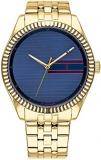 Tommy Hilfiger Analogue Quartz Watch for women with Gold colored Stainless Steel bracelet