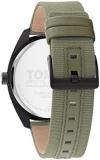 Tommy Hilfiger Jeans Analogue Quartz Watch for Men with Military Green Nylon Strap - 1792040
