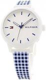 Tommy Hilfiger Womans Ashley Blue White Silicone 1781777