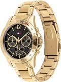 Tommy Hilfiger Analogue Multifunction Quartz Watch for Women with Gold Coloured Stainless Steel Bracelet - 1782383