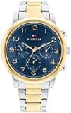 Tommy Hilfiger Analogue Multifunction Quartz Watch for Women with Two-Tone Stain...