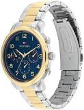 Tommy Hilfiger Analogue Multifunction Quartz Watch for Women with Two-Tone Stainless Steel Bracelet - 1782524