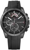 Tommy Hilfiger 1791352 Men's Cool Sport Black Chronograph Watch