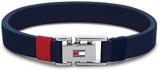 Tommy Hilfiger Analog Multifunction Quartz Watch and Navy Blue Leather Bracelet for Men