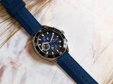 Tommy Hilfiger Analogue Multifunction Quartz Watch for Men with Blue Silicone Bracelet - 1791920
