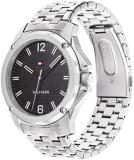 Tommy Hilfiger Analogue Quartz Watch for Men with Silver Stainless Steel Bracelet - 1710486