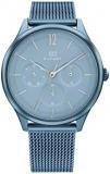 Tommy Hilfiger Analogue Multifunction Quartz Watch for Women with Blue Stainless Steel Mesh Bracelet - 1782459