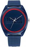 Tommy Hilfiger Jeans Analogue Quartz Watch for Men with Navy Blue Nylon Strap - ...