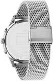 Tommy Hilfiger Analogue Multifunction Quartz Watch for Men with Silver Stainless Steel Mesh Bracelet - 1710504