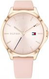 Tommy Hilfiger Analogue Quartz Watch for Women with Blush Leather Strap - 1782090