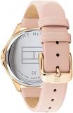 Tommy Hilfiger Analogue Quartz Watch for Women with Blush Leather Strap - 1782090