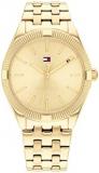 Tommy Hilfiger Analogue Quartz Watch for Women with Gold Coloured Stainless Steel Bracelet - 1782550