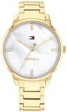 Tommy Hilfiger Analogue Quartz Watch for Women with Gold Coloured Stainless Steel Bracelet - 1782546
