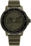 Tommy Hilfiger Jeans Analogue Quartz Watch for Men with Green Silicone Bracelet ...