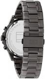 Tommy Hilfiger Analogue Multifunction Quartz Watch for Men with Gunmetal Stainless Steel Bracelet - 1710479