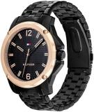 Tommy Hilfiger Analogue Quartz Watch for Men with Black Stainless Steel Bracelet - 1710488