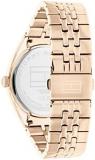 Tommy Hilfiger Analogue Multifunction Quartz Watch for Women with Stainless Steel or Leather Bracelets