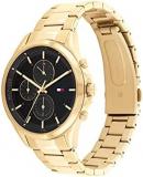 Tommy Hilfiger Analogue Multifunction Quartz Watch for Women with Gold Coloured Stainless Steel Bracelet - 1782423