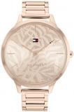 Tommy Hilfiger Analogue Quartz Watch for Women with Carnation Gold Coloured Stainless Steel Bracelet - 1782497