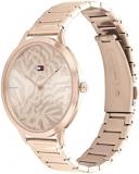 Tommy Hilfiger Analogue Quartz Watch for Women with Carnation Gold Coloured Stainless Steel Bracelet - 1782497
