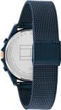 Tommy Hilfiger Analogue Multifunction Quartz Watch for Women with Blue Stainless Steel Mesh Bracelet - 1782418