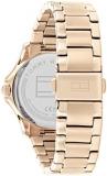 Tommy Hilfiger Analogue Quartz Watch for Women with Carnation Gold Coloured Stainless Steel Bracelet - 1782514