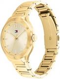 Tommy Hilfiger Analogue Quartz Watch for Women with Gold Coloured Stainless Steel Bracelet - 1782477