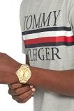 Tommy Hilfiger Analogue Quartz Watch for Men with Gold Coloured Stainless Steel Bracelet - 1792025