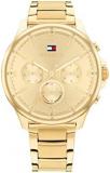 Tommy Hilfiger Analogue Multifunction Quartz Watch for Women with Gold Coloured Stainless Steel Bracelet - 1782452