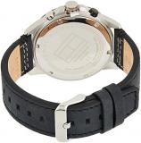 Tommy Hilfiger Analogue Multifunction Quartz Watch for Men with Black Leather Strap - 1791894
