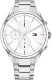Tommy Hilfiger Analogue Multifunction Quartz Watch for Women with Silver Stainle...