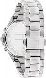 Tommy Hilfiger Analogue Multifunction Quartz Watch for Women with Silver Stainless Steel Bracelet - 1782435
