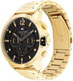 Tommy Hilfiger Analogue Multifunction Quartz Watch for Men with Gold Coloured Stainless Steel Bracelet - 1710511